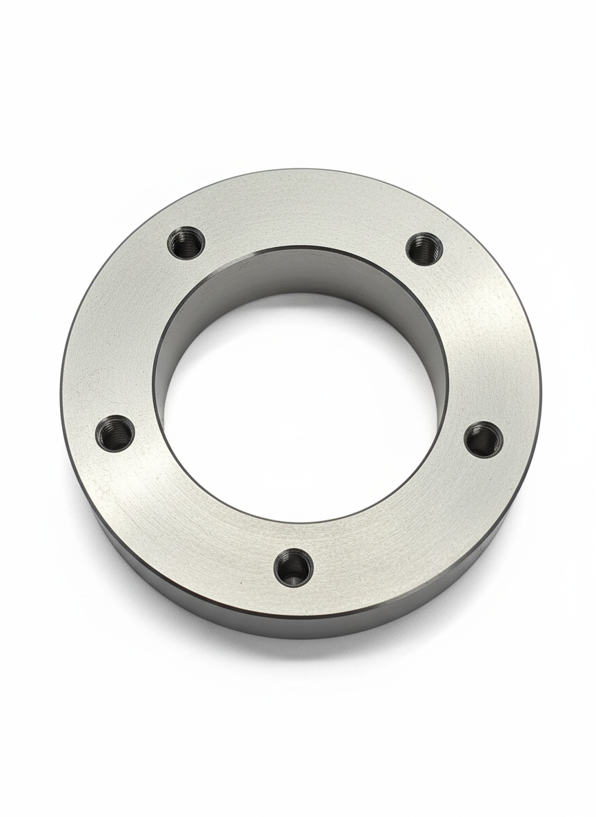 Aluminium Flansch VDO 5x M5 Sackloch Dm 75/42 x 15mm