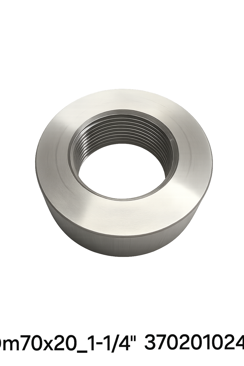 Aluminium Muffe 1, 1/4" Dm70 x 20 mm